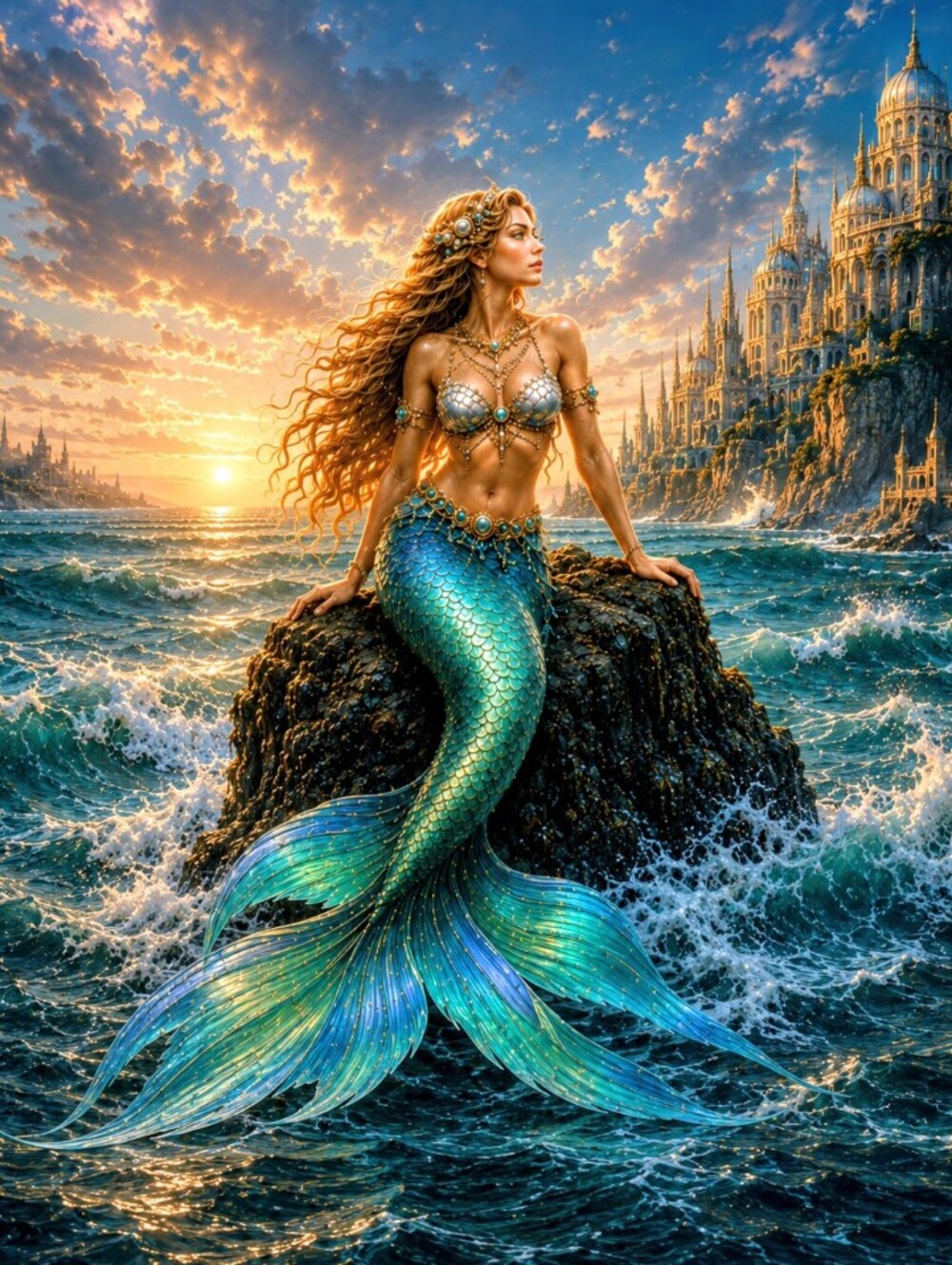 Beautiful Mermaid Print